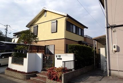 山口市大内小京都Ｇ様邸　屋根・外壁塗装